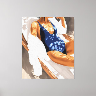 Toile Les Filles Veux Juste Avoir Une Peinture Au Soleil