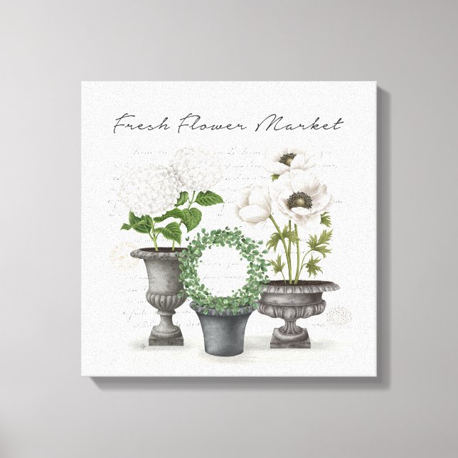 TOILE LES GARDES BLANCS MODERNES VINTAGE (Recto)