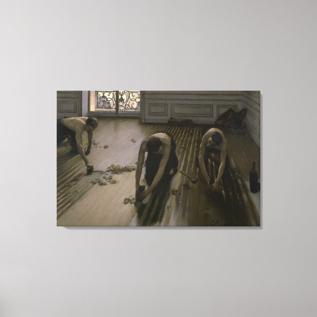 Toile Les gratte-ciels de Gustave Caillebotte (Recto)