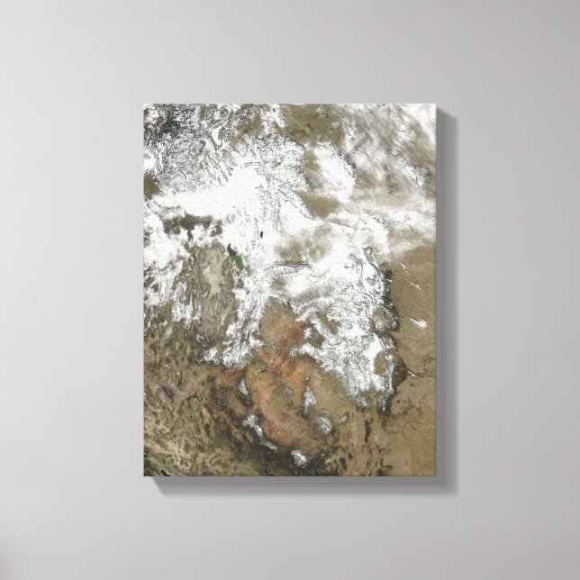 Toile Les hauts sommets des Rocheuses (Recto)