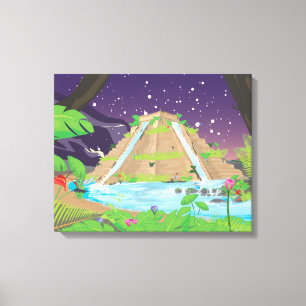 Toile Les jardins suspendus de Babylone