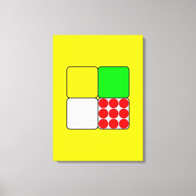 Toile Les Jerseys de course de vélo 3 Jaunes (Recto)