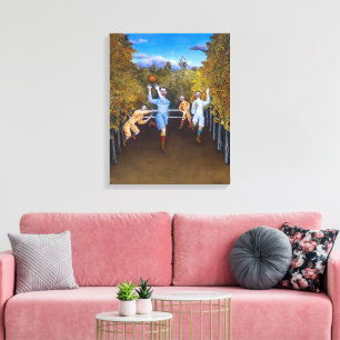 Toile Les Joueurs de football Henri Rousseau