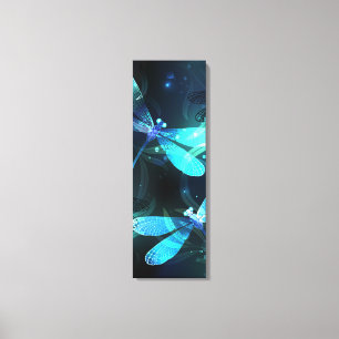 Toile Les libellules du lac
