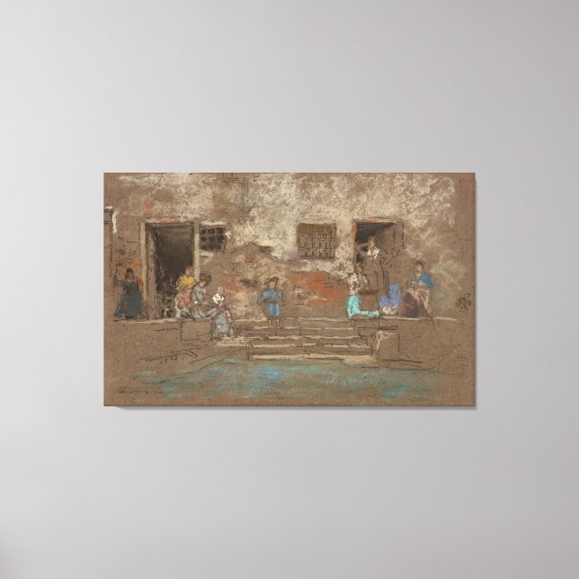 Toile Les Marches (Recto)