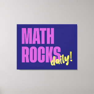 Toile Les maths déchirent au quotidien