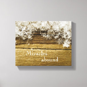 Toile Les Miracles Abordent Les Toiles Rustiques De Flac