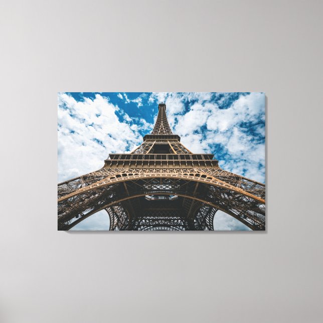 Toile Les monuments | Regard sur la Tour Eiffel (Recto)