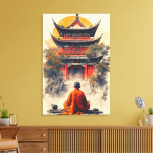 Toile Les murmures de la pagode