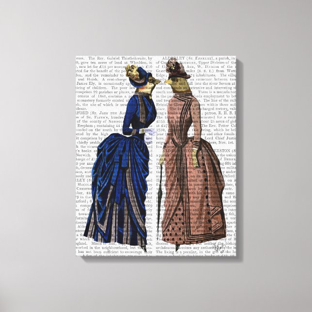 Toile Les Oiseaux De Potins (Recto)