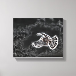 Toile "Les oiseaux en fuite : une symphonie de la libert