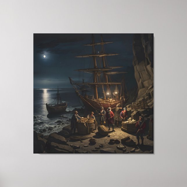 Toile Les passeurs de 1745 (Recto)