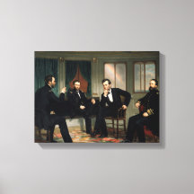 Les Peacemakers Peinture Président Lincoln 15 x 11