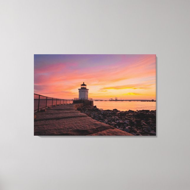 Toile Les phares | South Portland, Maine (Recto)