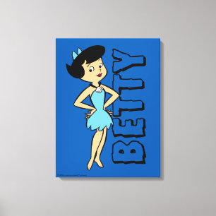 Toile Les Pierrafeu Betty Rubble