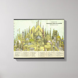 Toile Les plus hauts bâtiments de l'ancien monde