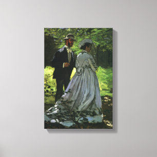 Toile Les Promenades, alias Les Poussettes par Claude Mo