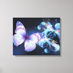 Toile Les rêves de papillons