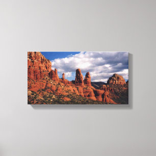 Toile Les roches rouges de Sedona ont enveloppé la toil