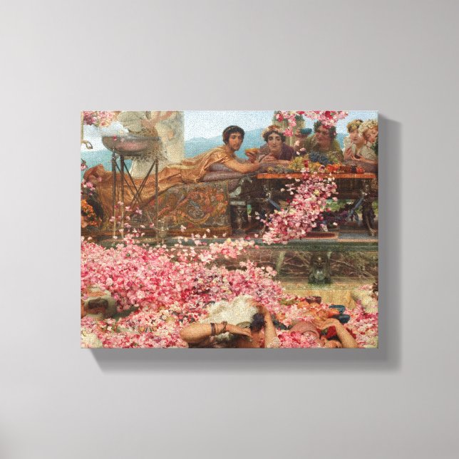 Toile Les Roses de Heliogabalus Sir Lawrence Alma-Tadema (Recto)