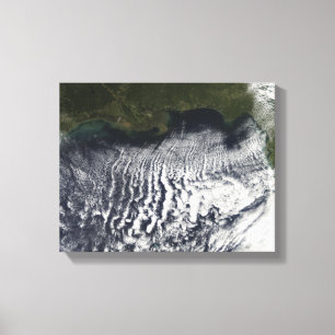 Toile Les rues nuageuses sont visibles