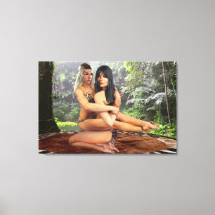 TOILE LES SCISSEURS DE TARZANA LUANA #3