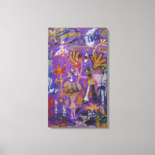Toile Les Signes Violets