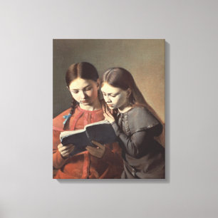 Toile Les soeurs Signe et Henriette de l'artiste