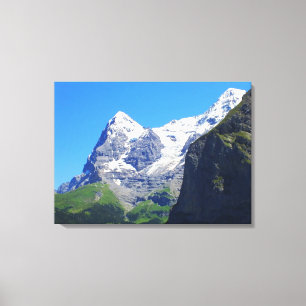 Toile Les sommets des Alpes suisses