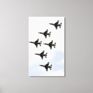 Toile Les Thunderbirds forment une formation de delta de