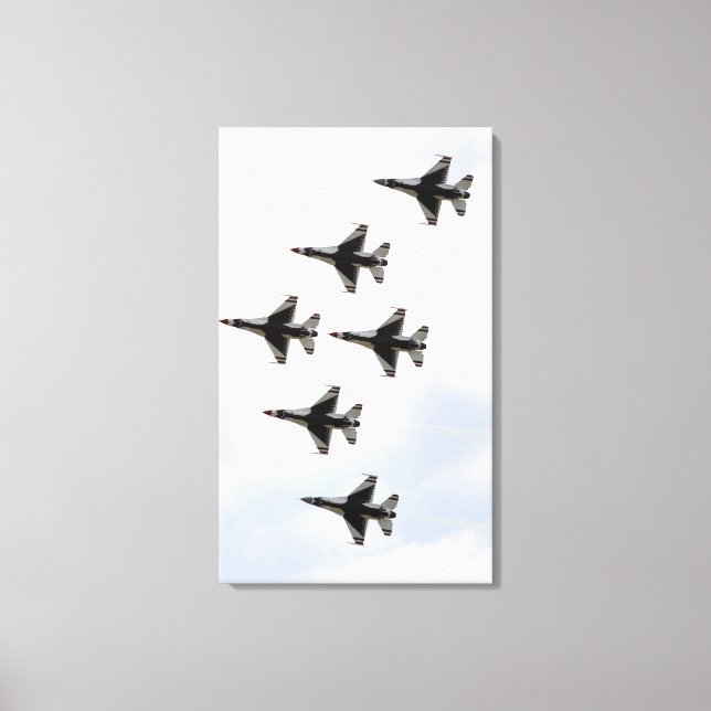 Toile Les Thunderbirds forment une formation Delta de 6  (Recto)