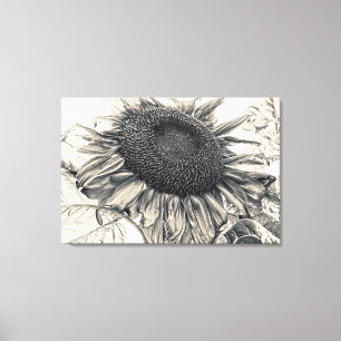 Toile Les tournesols géants L'art de la découpage de S