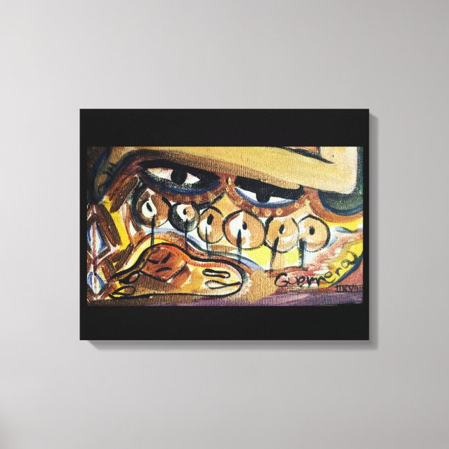 Toile Les yeux des Cemi (Recto)