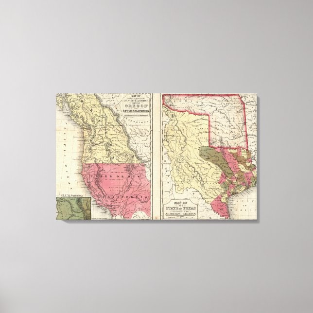 Toile L'État Du Texas (Recto)