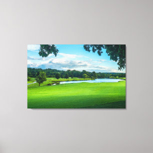 Toile L'Été Au Golf