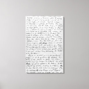 Toile Lettre à Richard Wagner le 17 février 1860