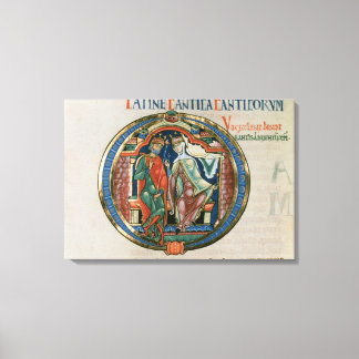 Toile Lettre initiale 'O' Osculatur me - Laissez-moi emb