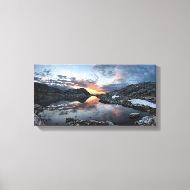 Toile Levée de soleil des lacs Nydiver - Ansel Adams Wil (Recto)