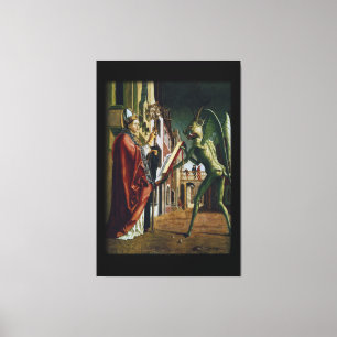 Toile L'évêque et la bête - 40x60 ÉNORME