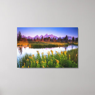 Toile Lever de soleil de Teton