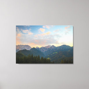 Toile Lever de soleil exceptionnel dans la vallée du Log
