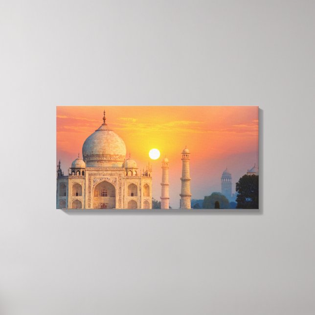 Toile lever du soleil de taj mahal (Recto)