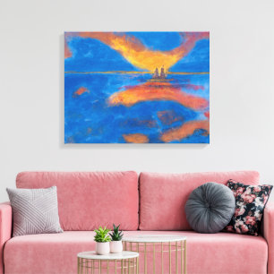Toile Lever du soleil en mer   Emil Nolde  