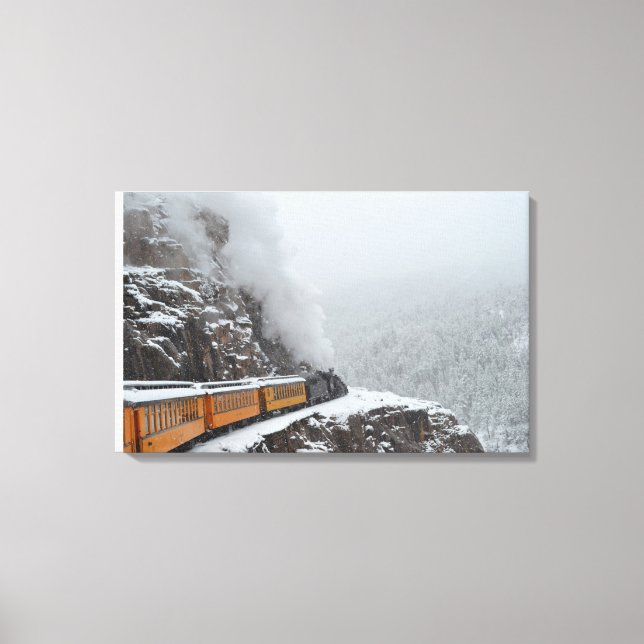 Toile L'Express polaire fait le tour (Recto)