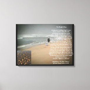 Toile L'histoire d'étoiles de mer