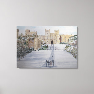 Toile L'hiver au château de Windsor