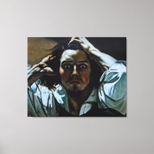 Toile L'homme désespéré par Gustave Courbet