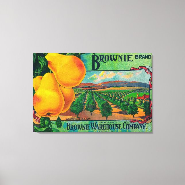 Toile LibelléCashmere, WA (Recto)