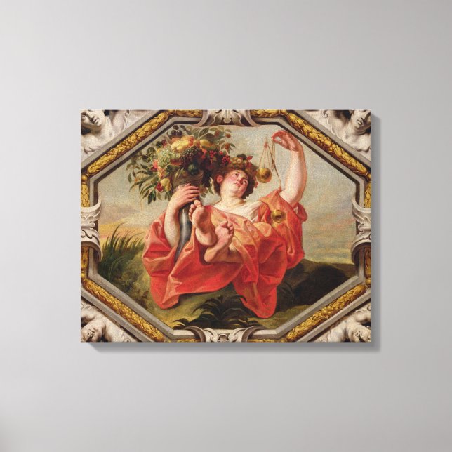 Toile Libra, des signes du Zodiaque (Recto)