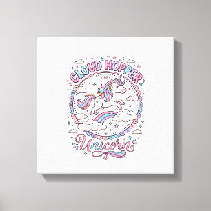 Toile Licorne Cloud Hopper Licorne Ludique Cadeau Mignon
